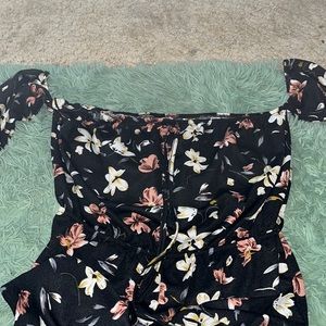 flower print romper